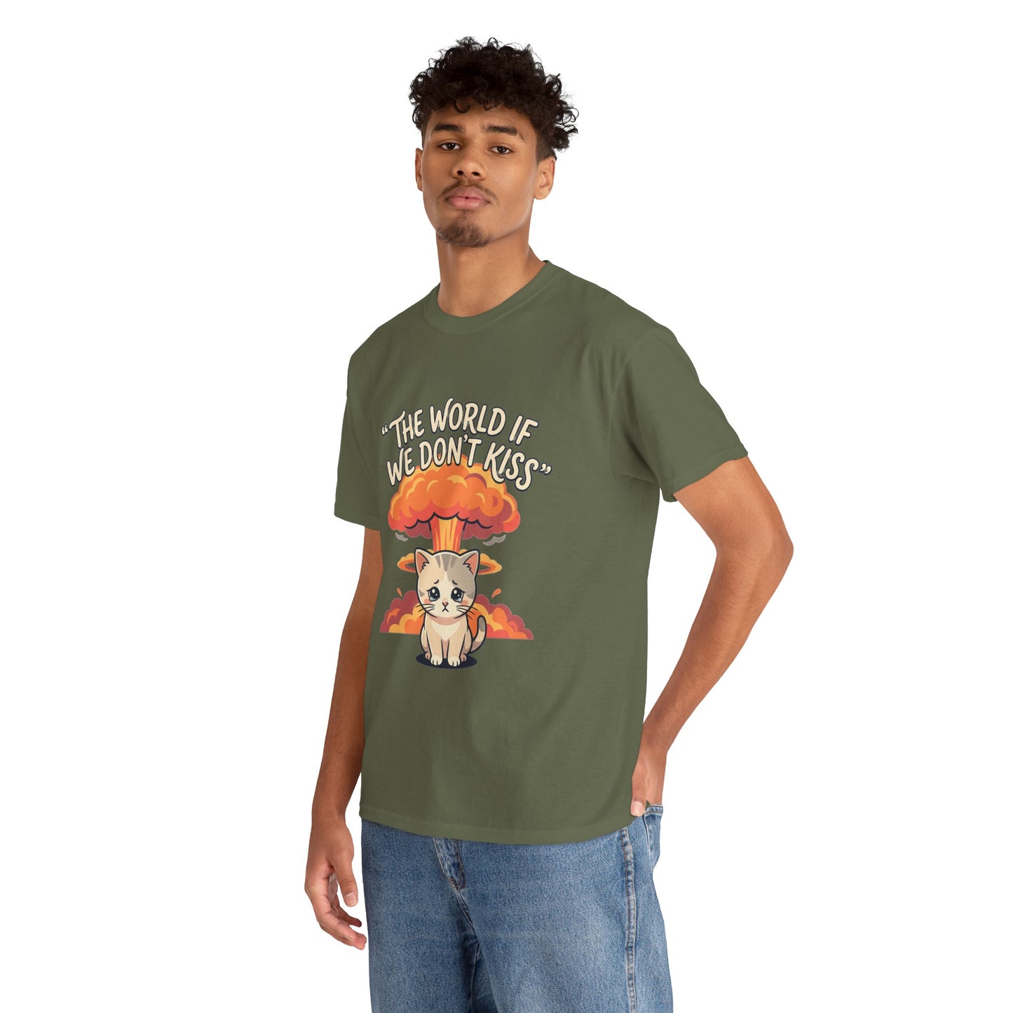 The world if we don’t kiss, kitten T shirt