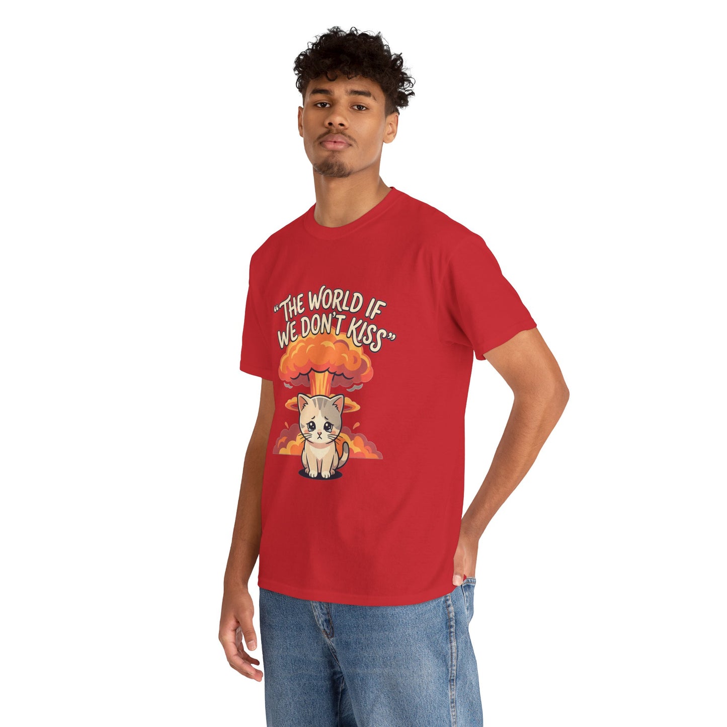 The world if we don’t kiss, kitten T shirt