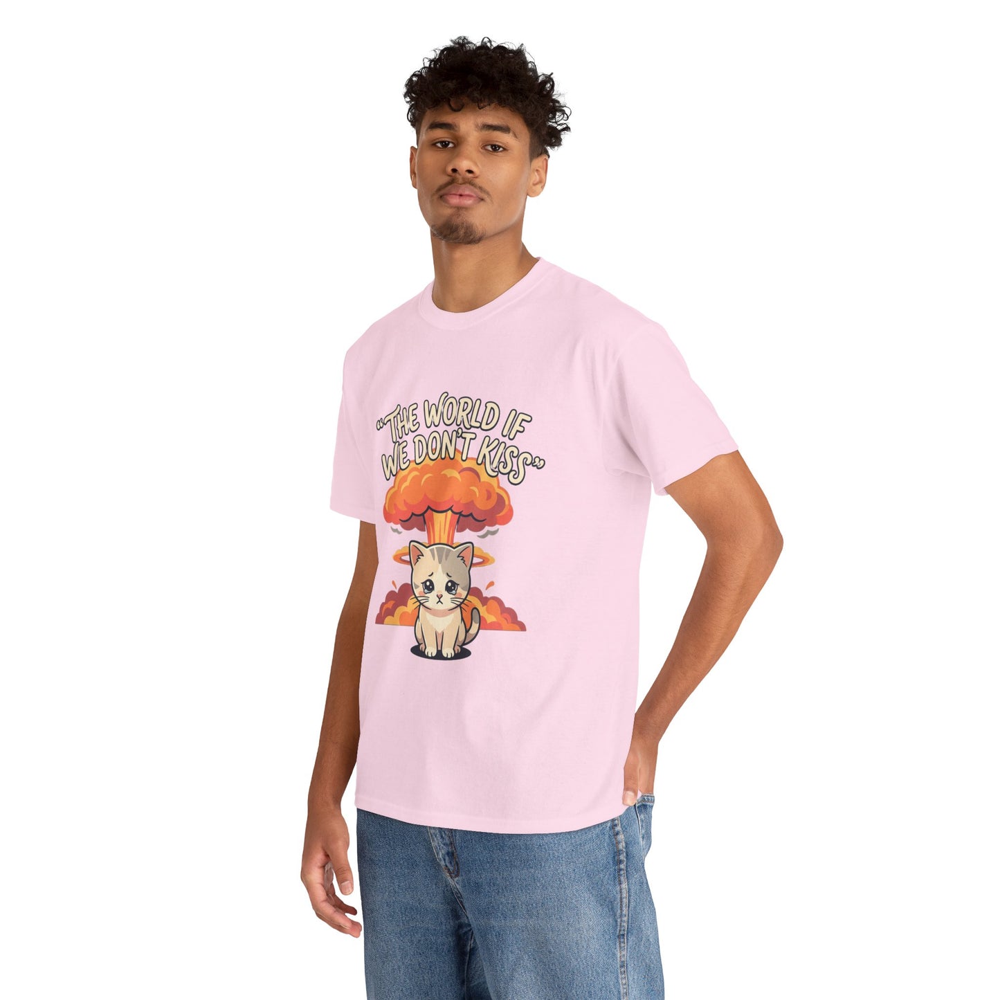 The world if we don’t kiss, kitten T shirt
