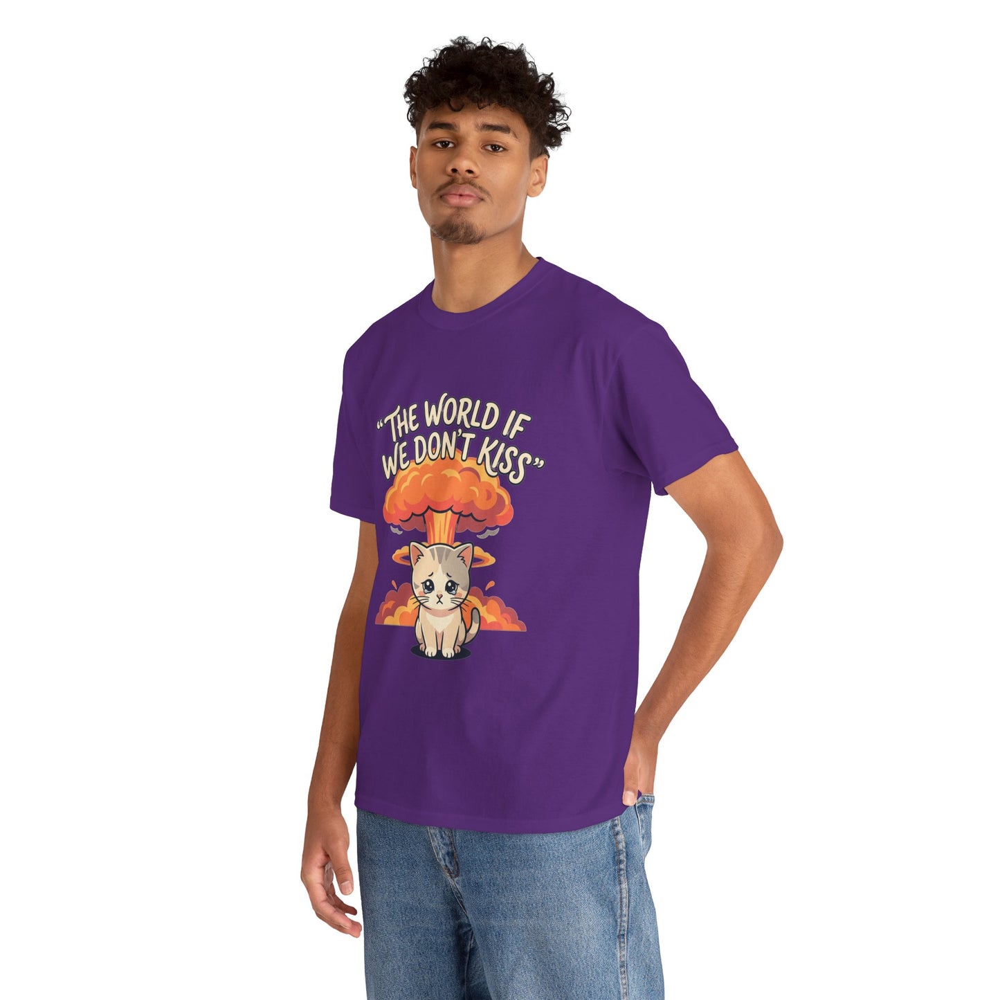 The world if we don’t kiss, kitten T shirt